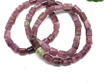 Pink Tourmaline 7x9 mm Bracelet, Nice quality. One of a kind,100% natural, Earth mined