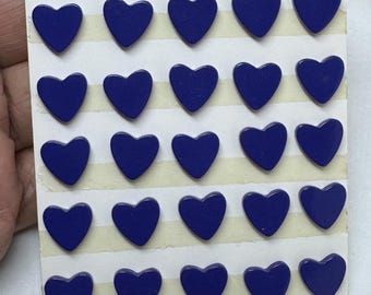 Heart11 mm Lapis Lazuli Cabochons, Heart Shape Lapis Lazuli, Blue Gemstone,September Birthstone,100% Natural Gemstone For Jewelry (CB-00333)