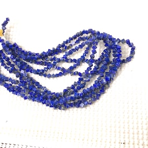 Natural lapis Lazuli Beads, 4mm Square cut Lapis Lazuli Gemstone, Cube Shape Top Quality Blue Lapis Lazuli, September Birthstone Jewelry