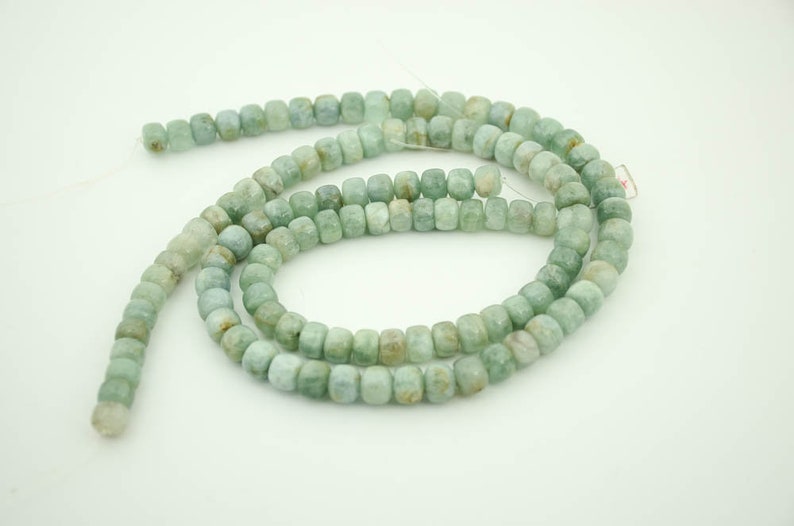 one of a kind,rarely available Natural earth mined Exceptional 16 inch Aquamarine Plain roundale 9x7 mm appx Most Creative #00990