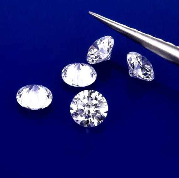 Moissanite Gemstone, VVS Brilliant Cut Moissanite Stone, 3MM To 11MM D Color Loose White Moissanite