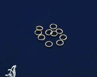 925 Sterling silver Jump Ring 6 mm   (package of 10 pcs )AYS-SPR-6