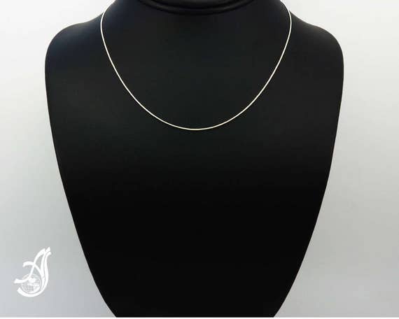 Silver Snake Chain, 925 Sterling Silver, Dainty Chain Neckalce