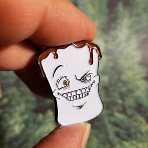 Harshmallows limited edition marshmallow character collectible enamel pin
