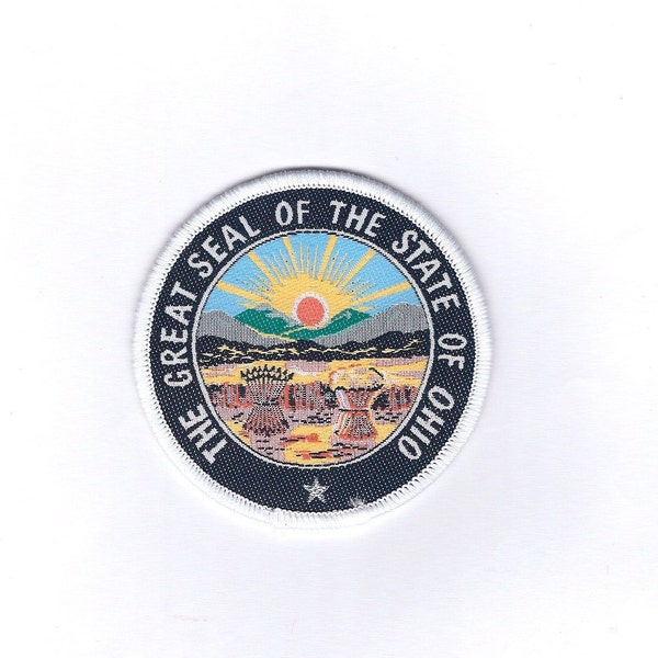 The Great Seal of Ohio Vintage The Buckeye State - Patch