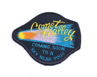 Vintage Comet Halley Space Patch