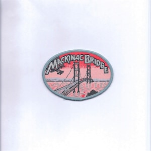 Vintage Mackinac Bridge Michigan Patch