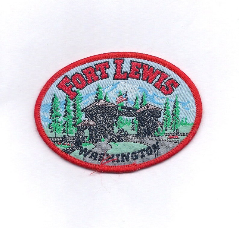 Vintage Fort Lewis Army Patch Etsy