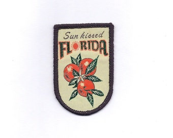 Vintage Florida Sun Kissed Oranges Patch