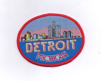 Vintage Detroit Michigan Patch