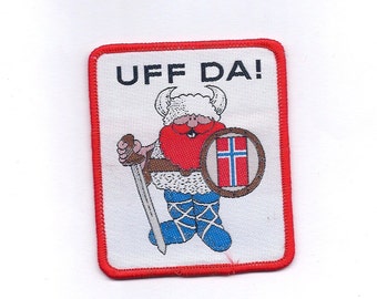 Vintage Norway UFF DA!  Viking - Patch