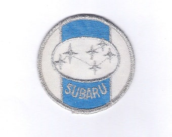 Vintage Subaru Car Patch