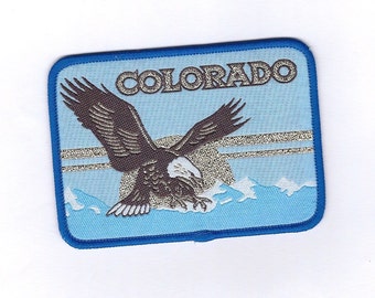 Vintage Colorado Bald Eagle Patch