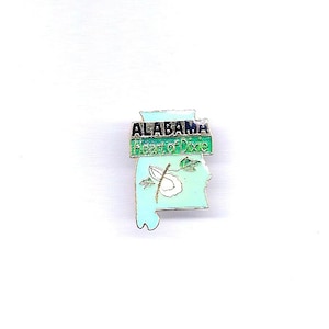 Vintage Alabama Heart of Dixie Hat/Lapel Pin