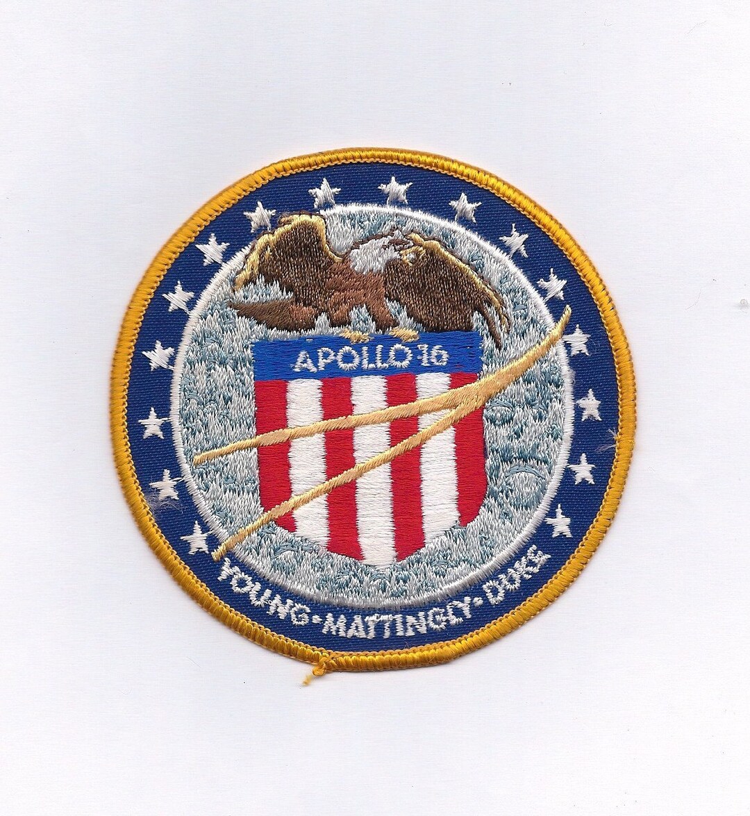 Vintage Apollo 16 Space Mission Patch - Etsy