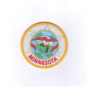 Vintage Minnesota State Flag/Seal - Patch