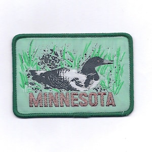 Vintage Loon Minnesota State Patch
