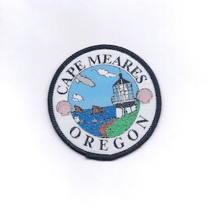 Vintage Cape Meares Oregon Lighthouse Patch