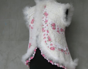 Eco Felted vest "Dushegreya"