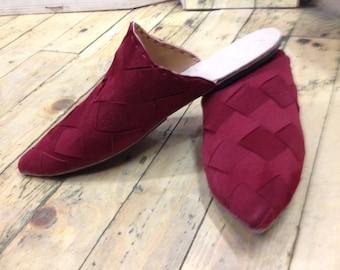 Checkerboard slippers