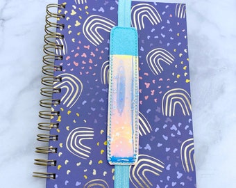 Pastel Notebook Pen Holder, Planner Pen Holder, Pen Holder for