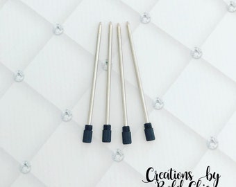 Pen Refill Cartridge - glitter fall pen refill - floating glitter pen refill - Pack of 4 ink refill - black ink refill cartridge