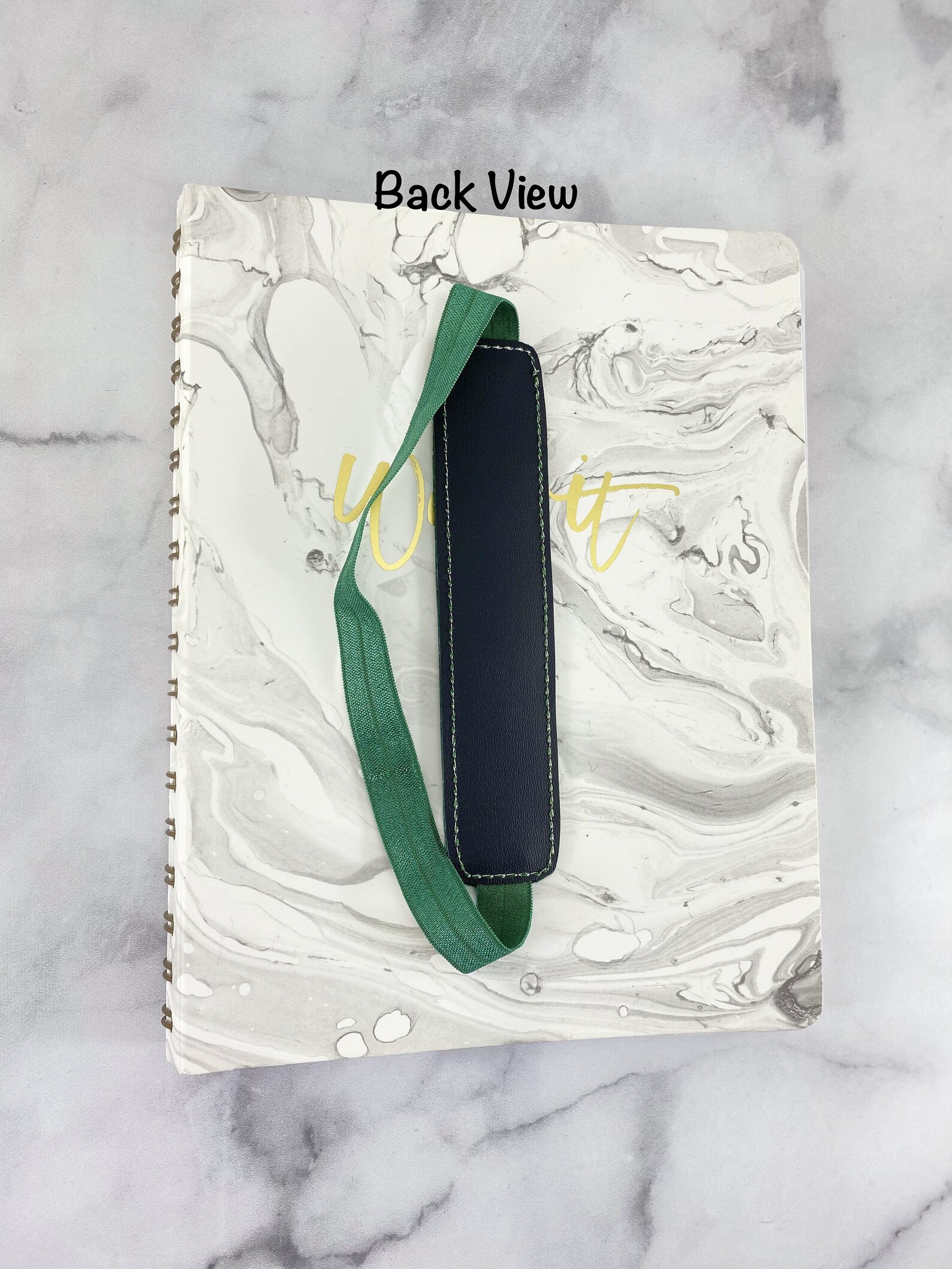 Forest Green Pen Holder for Notebook or Planner Journal Etsy