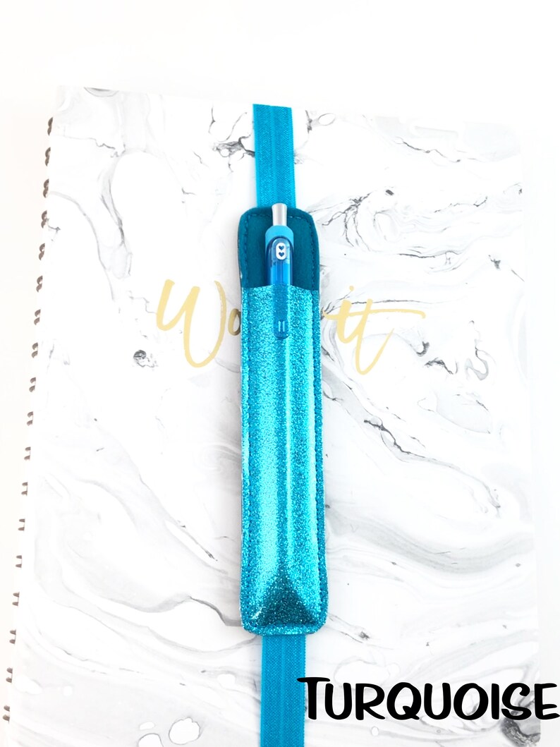 Jewel Tones Notebook Pen Holder Planner Pen Holder Band Etsy