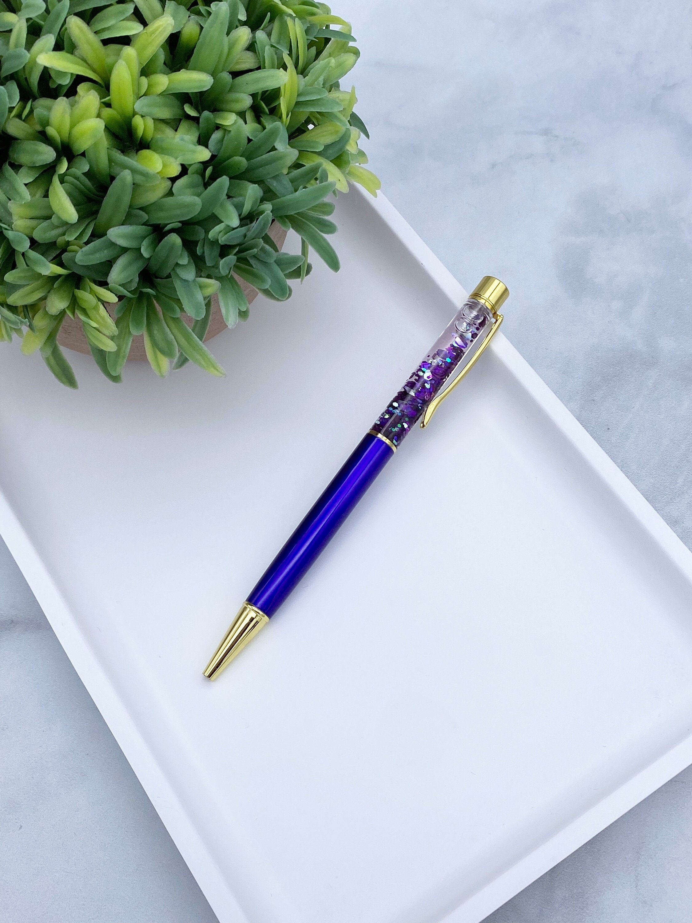 9 Pcs Ballpoint Pens Set Metal Crystal Diamond Pen Glitter Pen for  Journaling Black Ink Pretty Cute Pens Fancy Pens Gifts for Women Girls  Christmas Birthday School Office Desk (Dark Blue) 