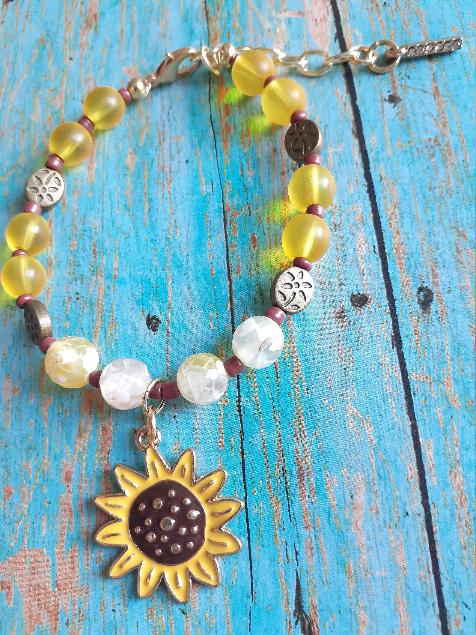 Sunflower Jewelry Set Etsy