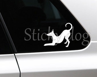 Podenco Ibicenco silhouette dog sticker