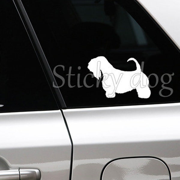 Sealyham Terrier dog silhouette sticker