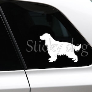 Englischer Cocker Spaniel Silhouette Hund Sticker