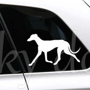 Autocollant galgo español silhouette chien