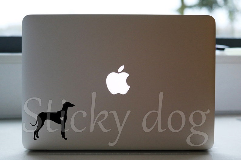 Azawakh silhouette dog sticker