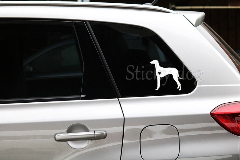 Azawakh silhouette dog sticker