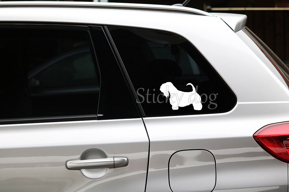 Sealyham Terrier dog silhouette sticker