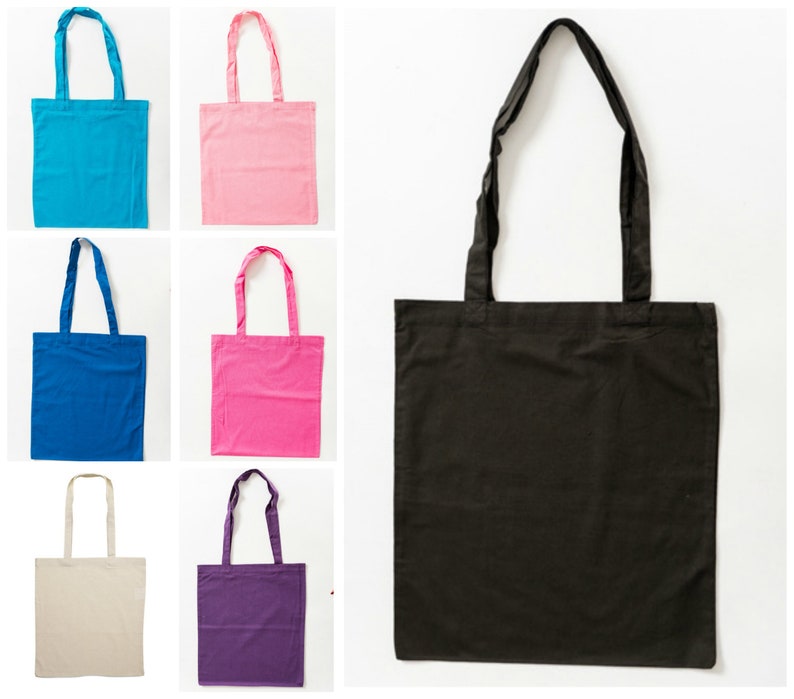 Canvas bag Basenji dog silhouette