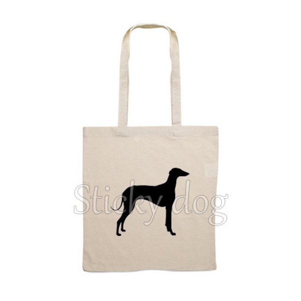 Sac pour chien en toile Azawakh silhouette