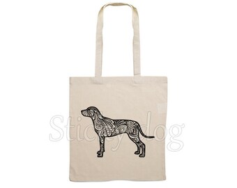 Canvas bag Rhodesian Ridgeback dog silhouette