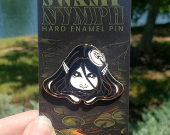 Swamp Nymph Hard Enamel Pin – Dark Fantasy Selkie