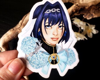 Ouro Kronii Vinyl Sticker – Hololive EN Anime Art Decal