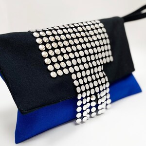 Blue Sequin Clutch Purse, Blue Clutch Purse, Blue wristlet clutch, Blue Clutch Purse, Blue Sequin Clutch, Fashion Clutch, Blue Clutch Bag