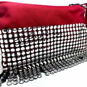 赤いスパンコール クラッチ バッグ、赤いクラッチ バッグ、赤いリストレット クラッチ、赤いクラッチ バッグ、赤いスパンコール クラッチ、ファッション レッド クラッチ、スパンコール クラッチ バッグ