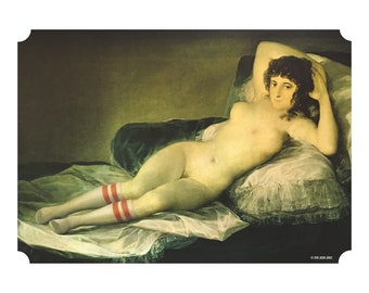 11" by 14" "Tube Socks" Altered Thrift Store Art Print