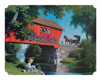 11" by 14" "F#%@k Yeah" Altered Thrift Store Art Print