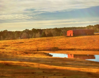 Sunrise on the Farm in Mississippi