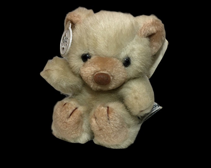 RARE Russ Berrie Tuff Teddy Bear Plush Vintage Small Mini 6 Tall 567 ...