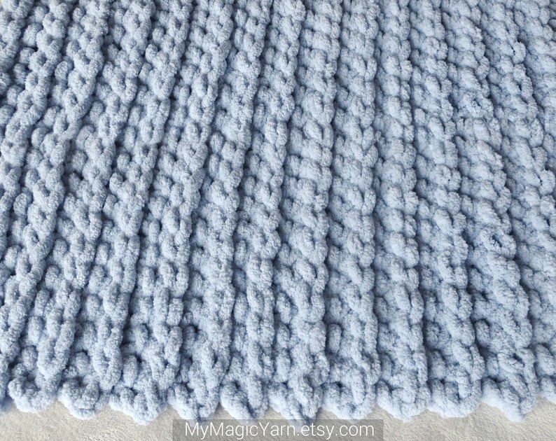 Crochet Pattern for Beginner BERNAT Blanket EXTRA Yarn Etsy
