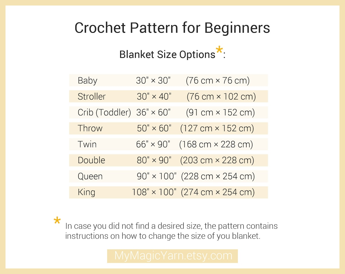 Crochet Pattern BERNAT Blanket Yarn BERNAT Baby Blanket Etsy